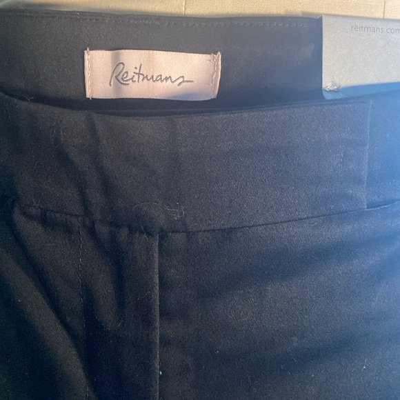 Reitmans Black cropped pant size 9 BNWT - Picture 3 of 11